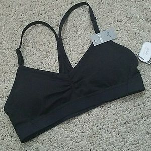 NWT XS Aerie Black Sports Bra